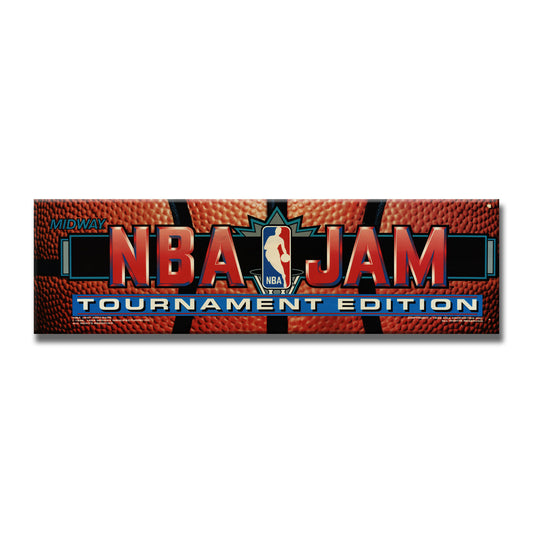 NBA Jam Tournament Arcade Backlit Marquee Insert 26" x 8"