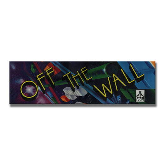 Off The Wall Arcade Backlit Marquee Insert 26" x 8"