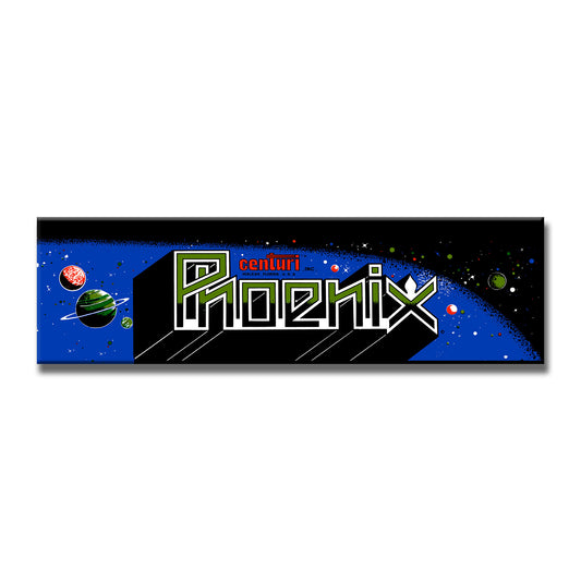 Phoenix Arcade Backlit Marquee Insert 26" x 8"