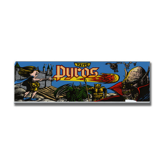 Pyros Arcade Backlit Marquee Insert 26" x 8"