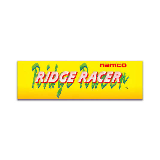 Ridge Racer Marquee Arcade Backlit Marquee Insert 26" x 8"
