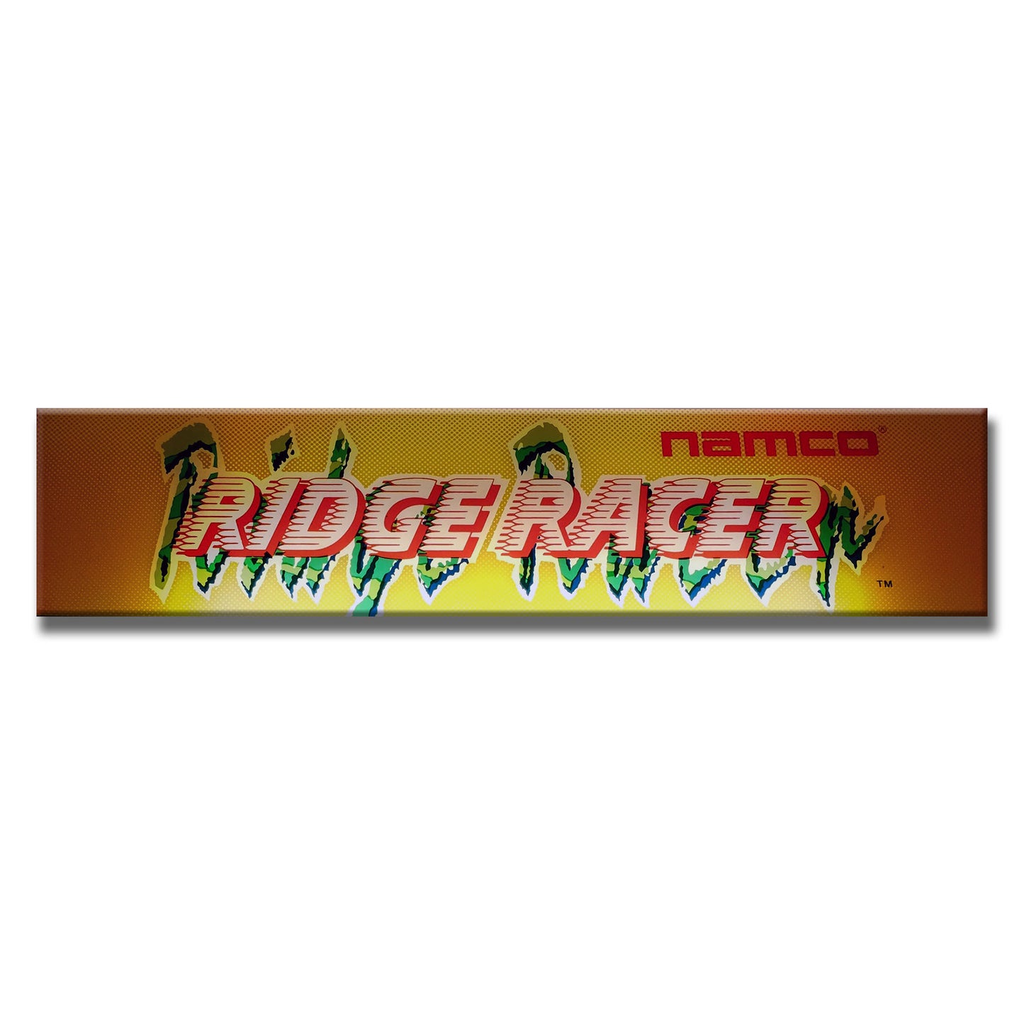 Ridge Racer Arcade Backlit Marquee Insert 26" x 8"