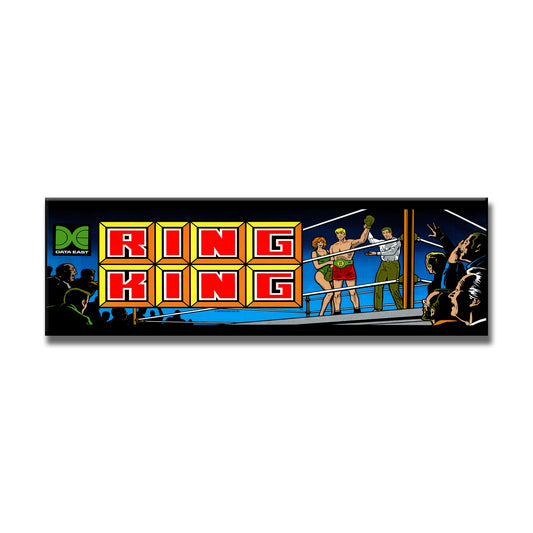 Ring King Marquee Arcade Backlit Marquee Insert 26" x 8"
