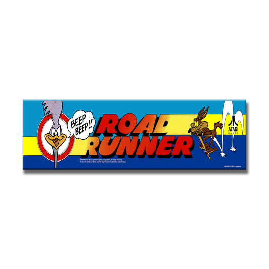 Road Runner Marquee Arcade Backlit Marquee Insert 26" x 8"
