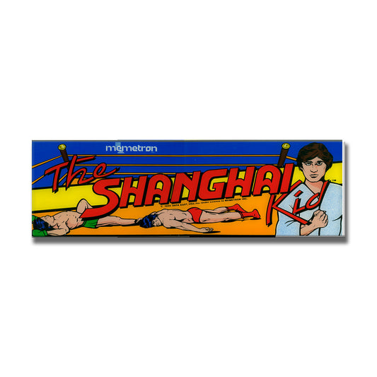 Shanghai Kid Marquee Arcade Backlit Marquee Insert 26" x 8"