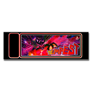 Tempest Arcade Backlit Marquee Insert 26" x 8"