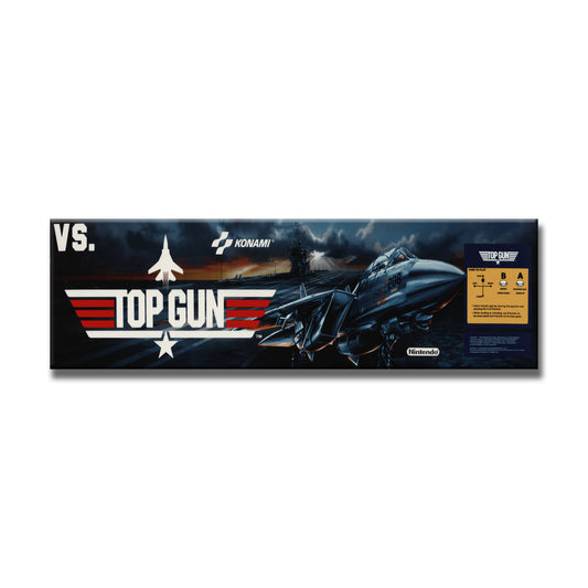 Top Gun Marquee Arcade Backlit Marquee Insert 26" x 8"