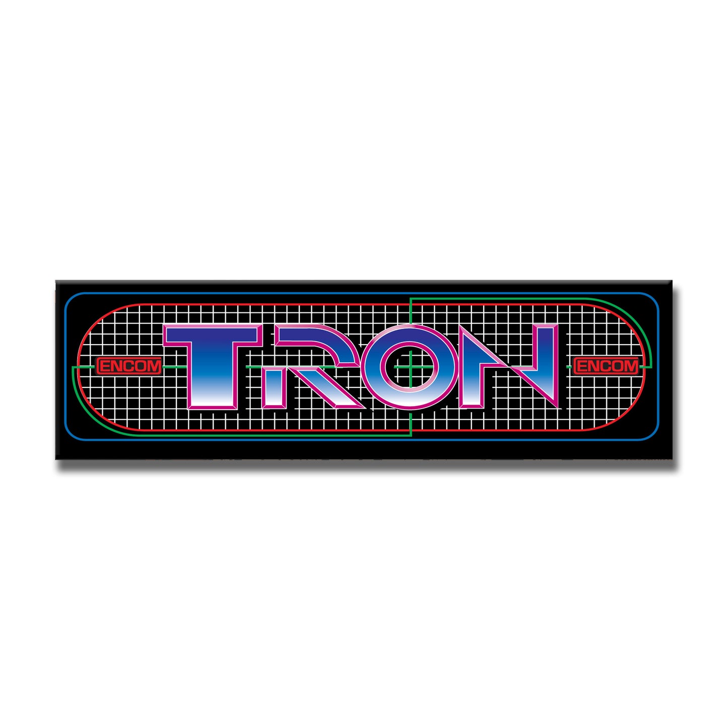 Tron Marquee Arcade Backlit Marquee Insert 26" x 8"