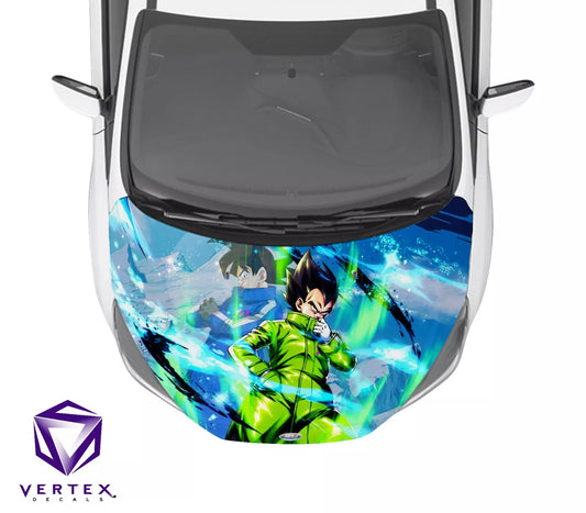Goku & Vegeta Anime Hood Wrap 65 X 50