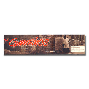 Gumshoe Arcade Backlit Marquee Insert 26" x 8"