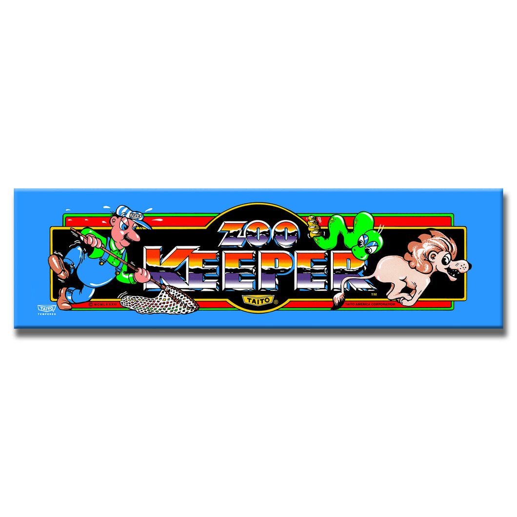 Zookeeper Arcade Backlit Marquee Insert 26