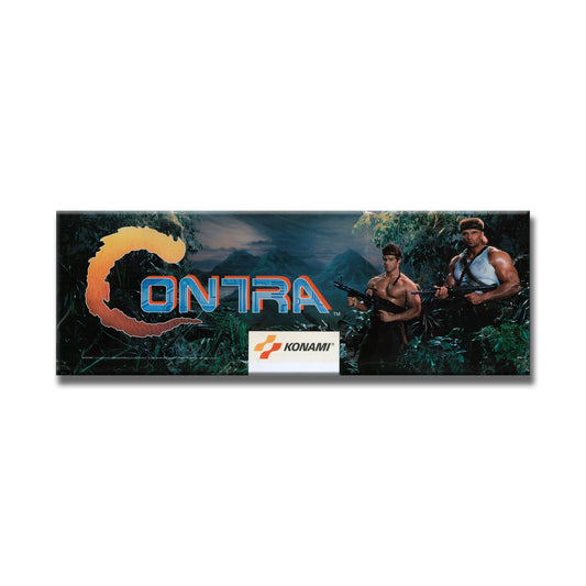 Contra Arcade Backlit Marquee Insert 26" x 8"