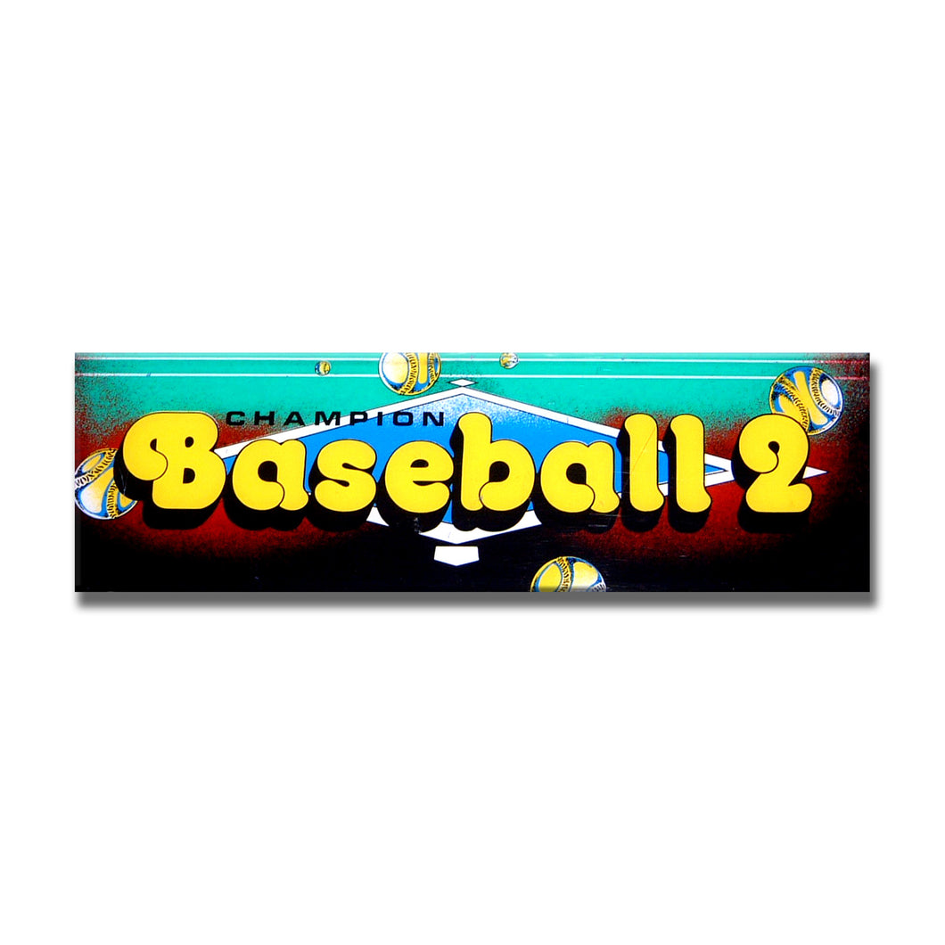 Champion Baseball 2 Arcade Backlit Marquee Insert 26