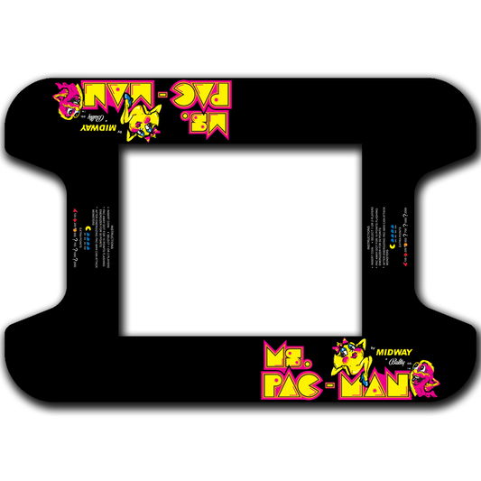 MS. PAC-MAN Cocktail Glass Underlay