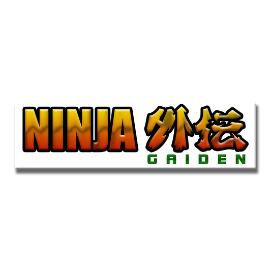 Ninja Gaiden Arcade Backlit Marquee Insert 26" x 8"