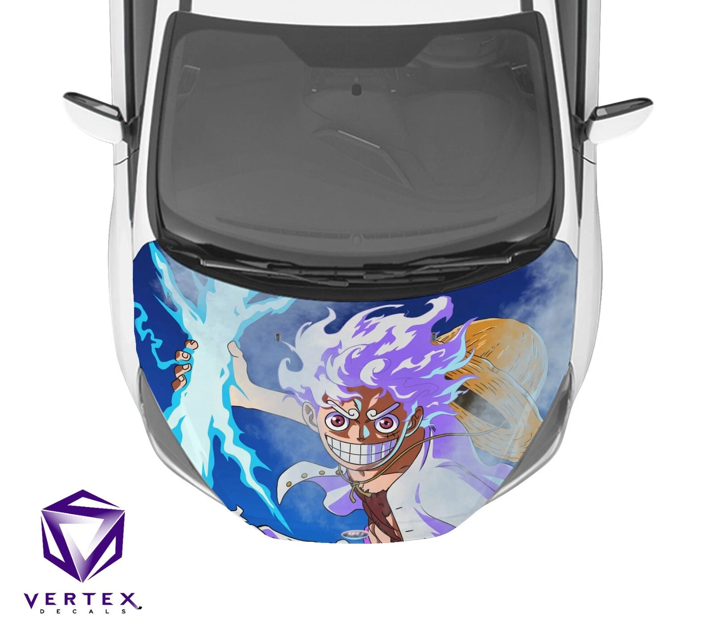 Luffy Gear 5 One Piece Anime Hood Wrap 65" X 50"
