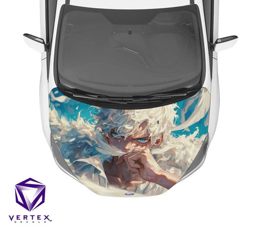 Luffy Gear 5 One Piece Anime Hood Wrap 65" X 50"
