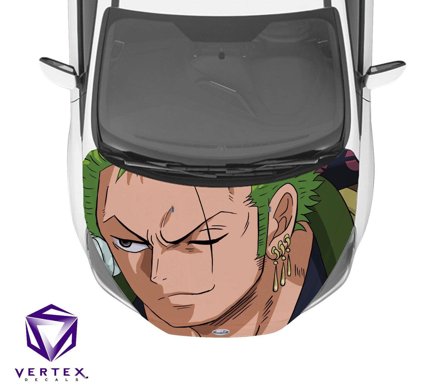 Zoro One Piece Anime Hood Wrap 65" X 50"