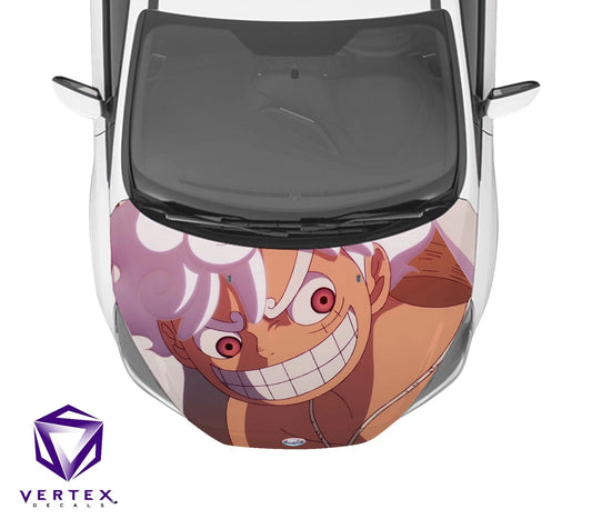 Luffy Gear 5 One Piece Anime Hood Wrap 65" X 50"