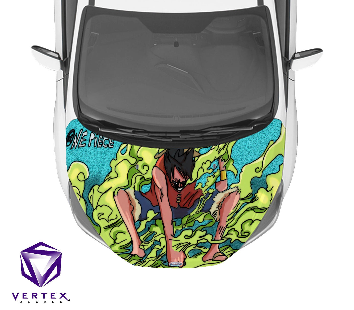 Luffy One Piece Anime Hood Wrap 65" X 50"