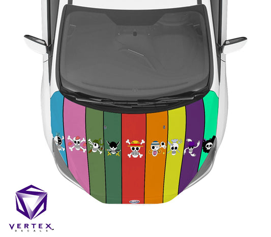 One Piece Anime Hood Wrap 65" X 50"