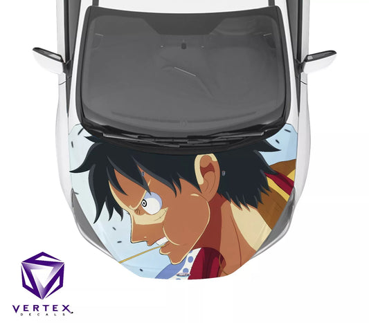 Luffy One Piece Anime Hood Wrap 65" X 50"