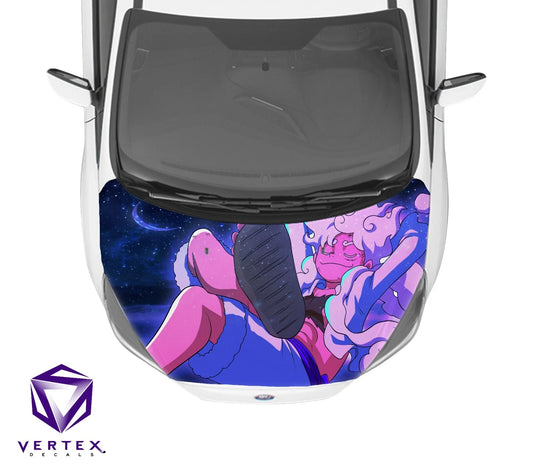 Luffy One Piece Anime Hood Wrap 65" X 50"