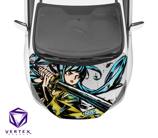 Kiko One Piece Anime Hood Wrap 65" X 50"