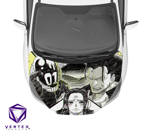 One Piece Anime Hood Wrap 65" X 50"
