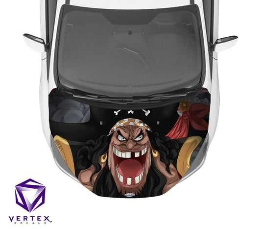 Marshall D Teach One Piece Anime Hood Wrap 65" X 50"