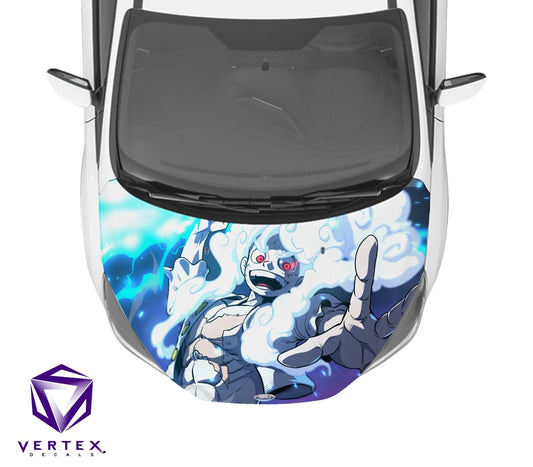 Luffy Gear 5 One Piece Anime Hood Wrap 65" X 50"