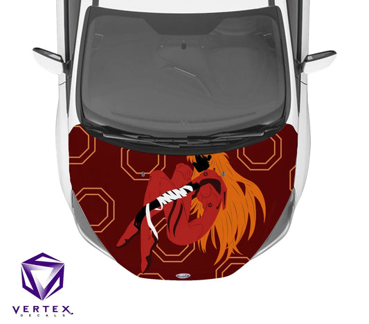 Asuka Neon Genesis Evangelion Anime Hood Wrap 65" X 50"