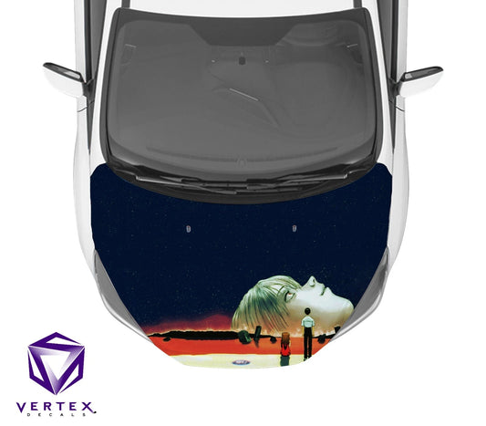 Neon Genesis Evangelion Anime Hood Wrap 65" X 50"
