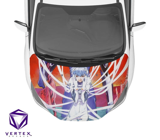 Rei Neon Genesis Evangelion Anime Hood Wrap 65" X 50"
