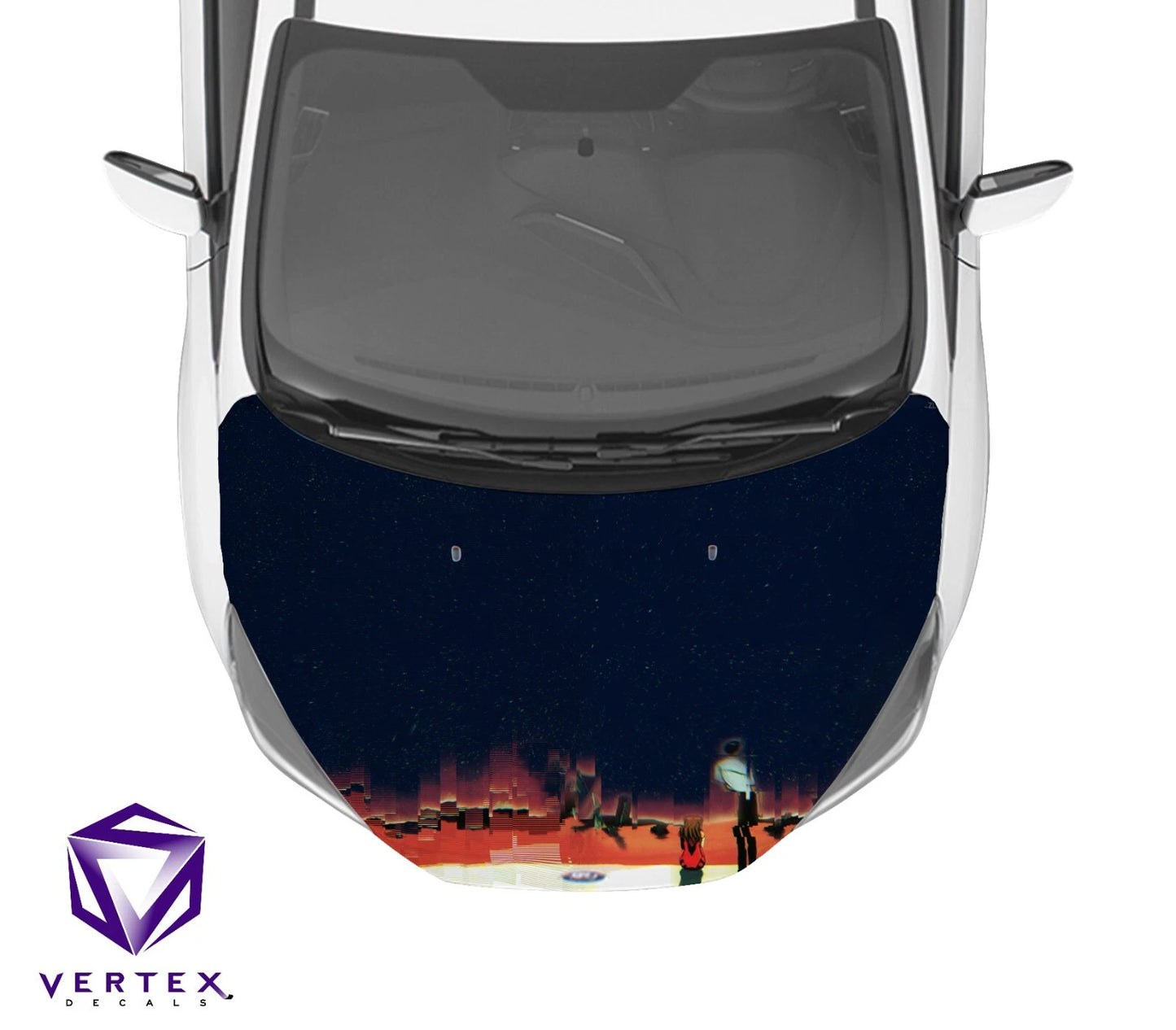 Neon Genesis Evangelion Anime Hood Wrap 65" X 50"
