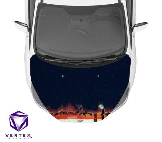 Neon Genesis Evangelion Anime Hood Wrap 65" X 50"