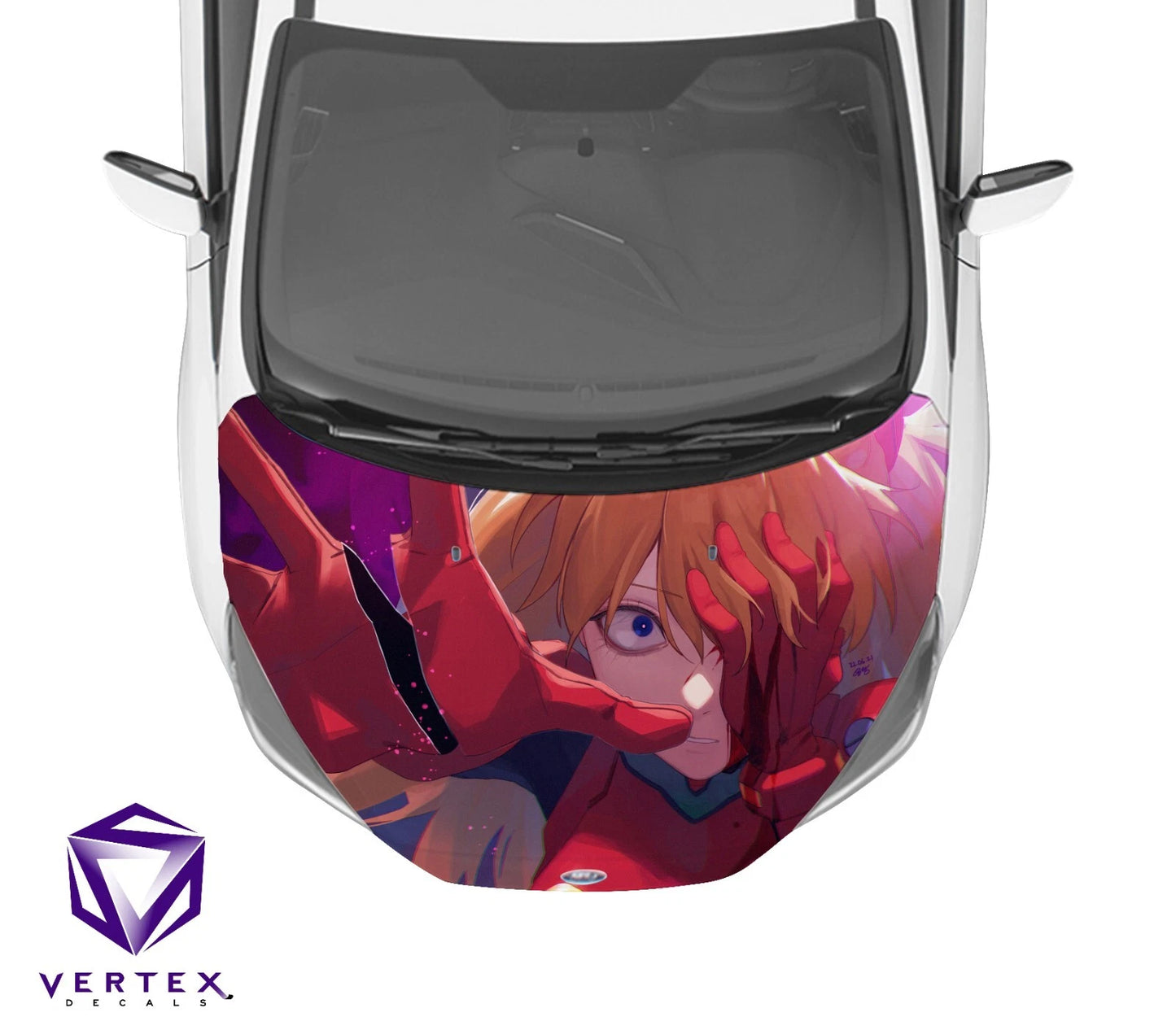 Asuka Neon Genesis Evangelion Anime Hood Wrap 65" X 50"