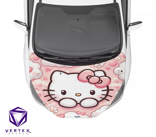 Hello Kitty Anime Hood Wrap 65" X 50"