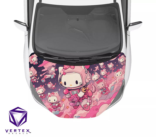 Hello Kitty Anime Hood Wrap 65" X 50"