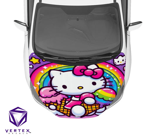 Hello Kitty Anime Hood Wrap 65" X 50"