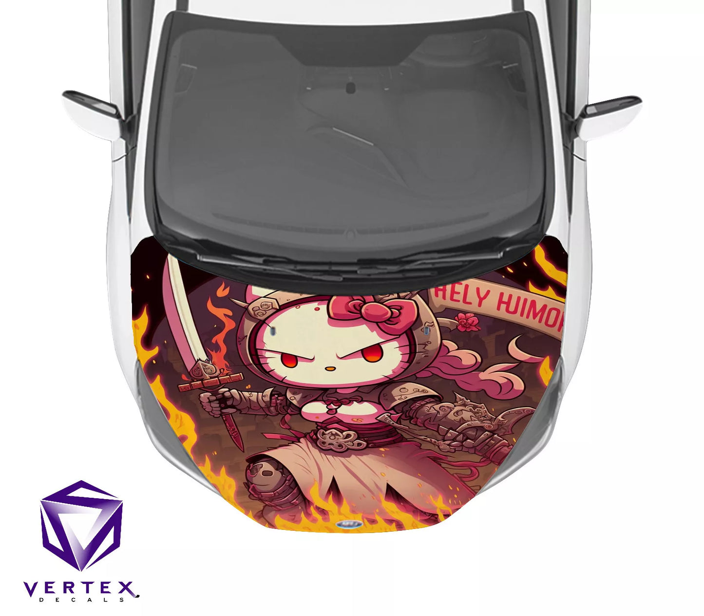 Hello Kitty Anime Hood Wrap 65" X 50"