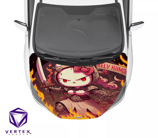 Hello Kitty Anime Hood Wrap 65" X 50"
