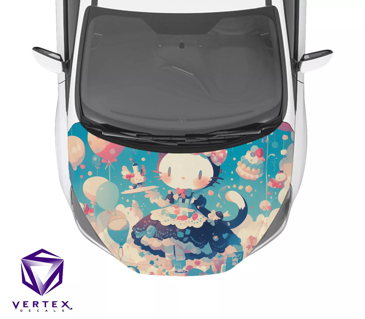 Hello Kitty Anime Hood Wrap 65" X 50"