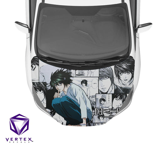 L Death Note Anime Hood Wrap 65" X 50"