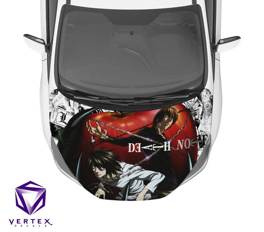 Light & L Death Note Anime Hood Wrap 65" X 50"