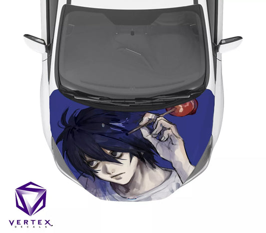 L Death Note Anime Hood Wrap 65" X 50"