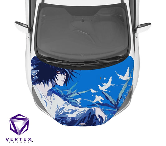 L Death Note Anime Hood Wrap 65" X 50"