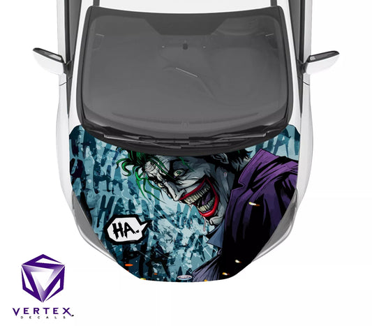 The Joker Comic Hood Wrap 65" X 50"
