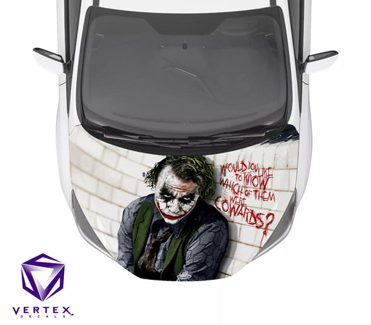 The Joker Comic Hood Wrap 65" X 50"