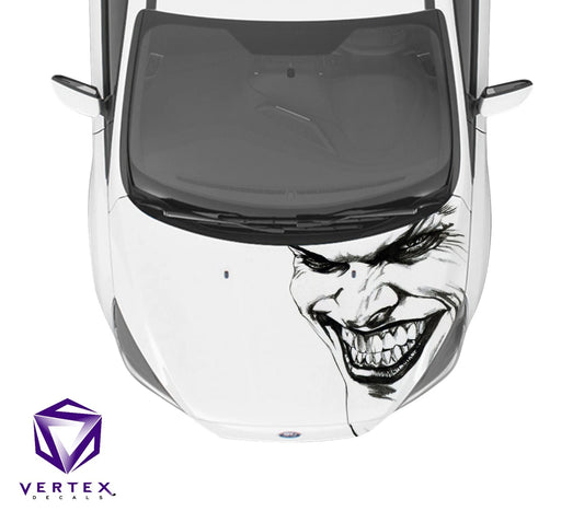 The Joker Comic Hood Wrap 65" X 50"